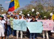 Habitantes de Cascajal protestaron por doble feminicidio