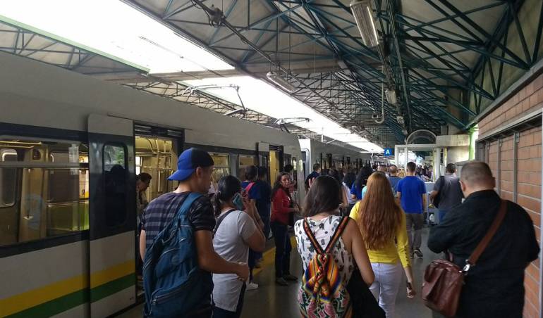 Problemas de transporte Medellín: Sin servicio tres estaciones del metro de Medellín