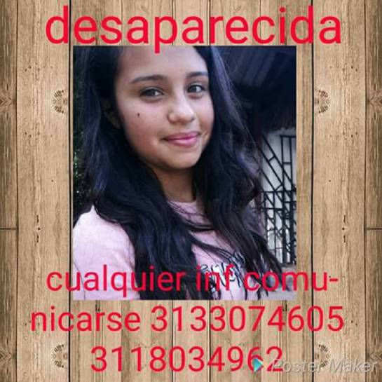 Policía busca a la menor: Alerta en Bogotá: desaparece otra niña Policía busca a la menor: Alerta en Bogotá: desaparece otra niña
