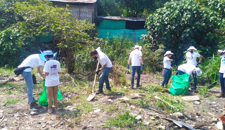 Andi lidera voluntariado empresarial en zonas vulnerables de Ibagué