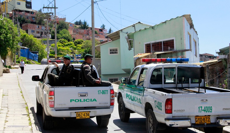 Tres heridos tras la explosión de una granada en Bogotá