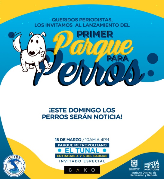Primer parque público para perros en Bogotá Primer parque público para perros en Bogotá