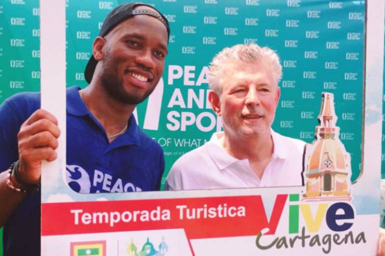 Didier Drogba se suma a la campaña 'Vive Cartagena': Didier Drogba se suma a la campaña 'Vive Cartagena'