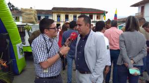 El alcalde de Salento Juan Miguel Galvis El alcalde de Salento Juan Miguel Galvis
