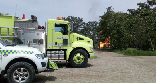 Incendio en Boyacá: Emergencia por incendio en campo petrolero de Puerto Boyacá Incendio en Boyacá: Emergencia por incendio en campo petrolero de Puerto Boyacá