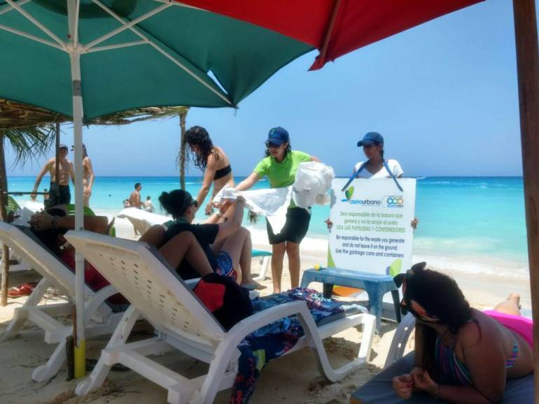 Zona insular de Cartagena se mantuvo limpia en Semana Santa: Zona insular de Cartagena se mantuvo limpia en Semana Santa
