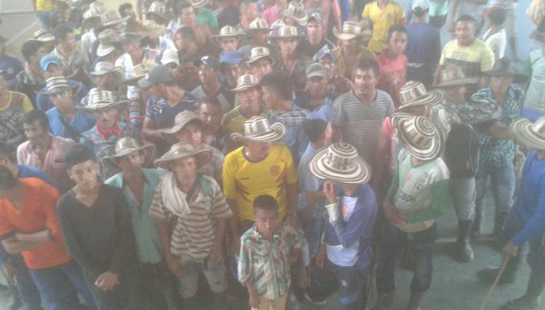 Campesinos, cocacoleros, desplazan, Ituango, para, protestar: Campesinos cocaleros se desplazan a Ituango para protestar