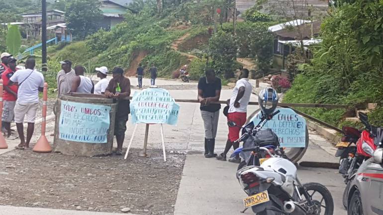 Se levantó el paro que mantenía incomunicado el Chocó con Antioquia