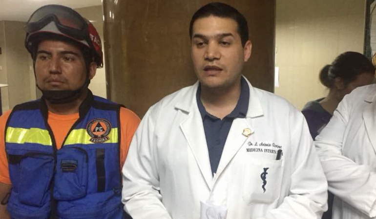 Doctor Luis Ramírez, médico del Hospital Central de San Cristóbal y presidente de la Corporación de Salud del estado Táchira