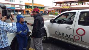 Mauricio Arenas auxiliar de recolección de aseo de la empresa Multipropósito de Calarcá Mauricio Arenas auxiliar de recolección de aseo de la empresa Multipropósito de Calarcá