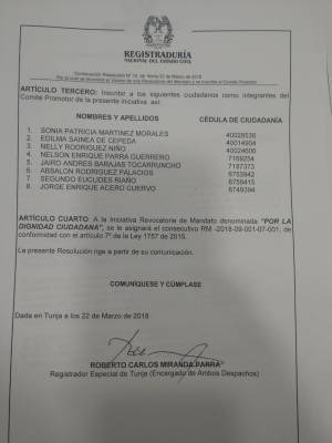 Recogen firmas para revocar al alcalde de Tunja, Boyacá: Recogen firmas para revocar al alcalde de Tunja, Boyacá Recogen firmas para revocar al alcalde de Tunja, Boyacá: Recogen firmas para revocar al alcalde de Tunja, Boyacá