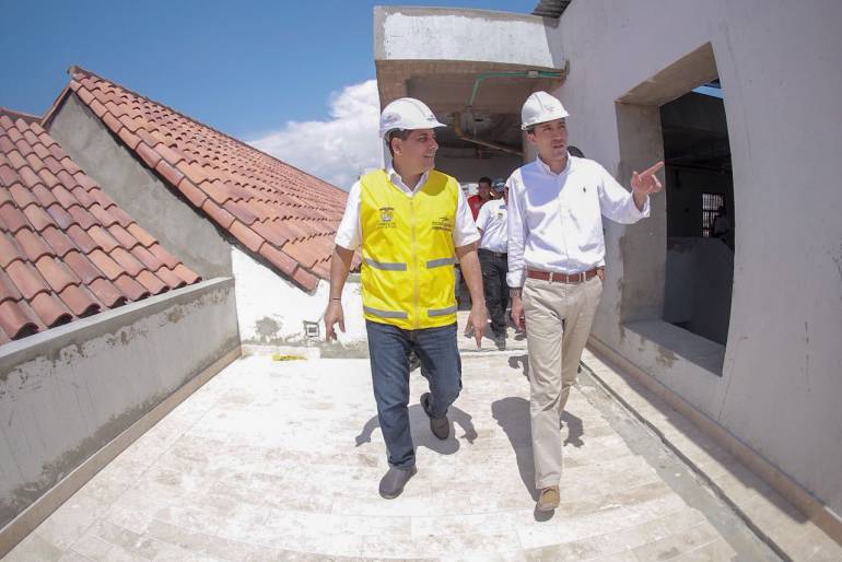 En 60% avanza la restauración del Palacio de la Proclamación en Cartagena: En 60% avanza la restauración del Palacio de la Proclamación en Cartagena