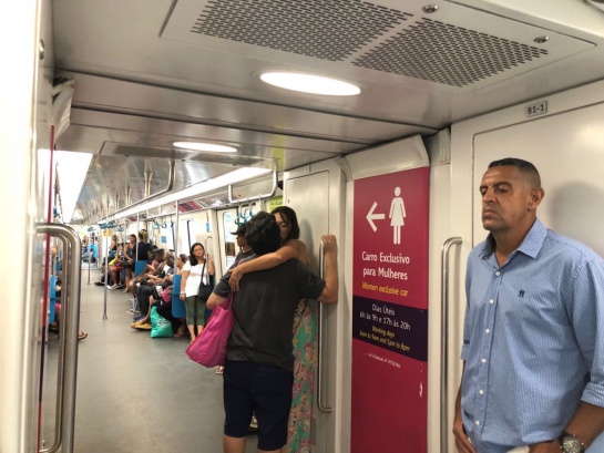Así serían las sillas en el Transmilenio. Foto del Metro de Rio Así serían las sillas en el Transmilenio. Foto del Metro de Rio
