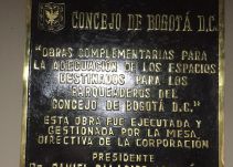 Inauguran dos veces una obra incompleta en el Concejo de Bogotá
