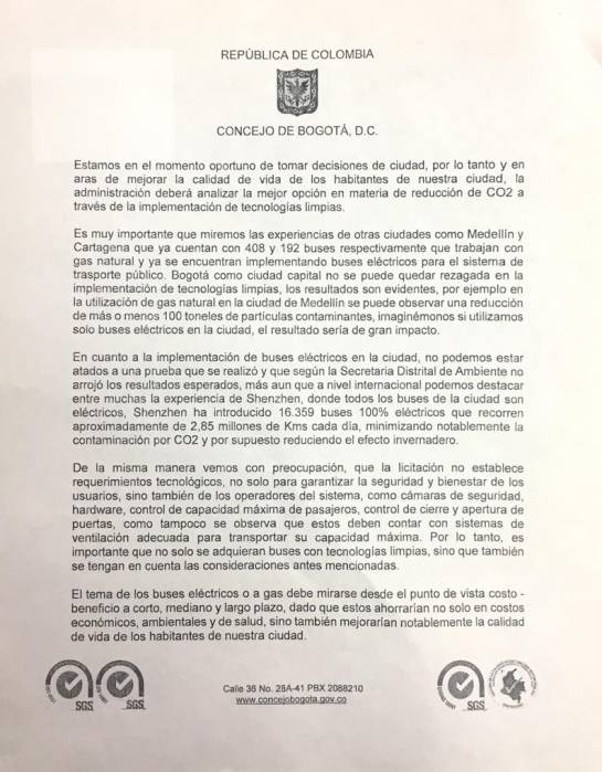 Transmilenio: Cambio Radical pone en duda apoyo a Peñalosa por licitación de buses de TM Transmilenio: Cambio Radical pone en duda apoyo a Peñalosa por licitación de buses de TM