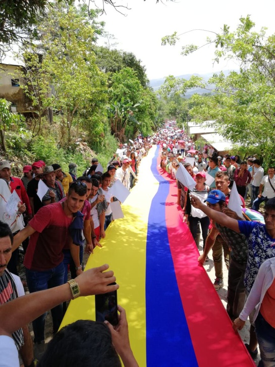 Nuevas marchas realizaron comunidades en el Cataumbo Nuevas marchas realizaron comunidades en el Cataumbo