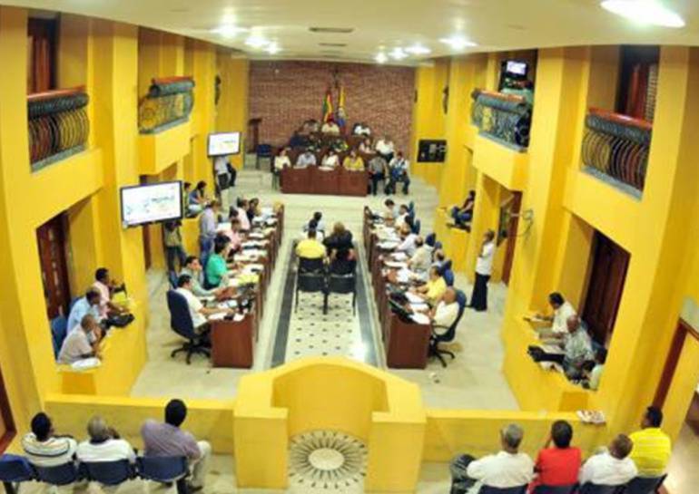 Concejo de Cartagena debate sobre impuesto de avisos y tableros: Concejo de Cartagena debate sobre impuesto de avisos y tableros