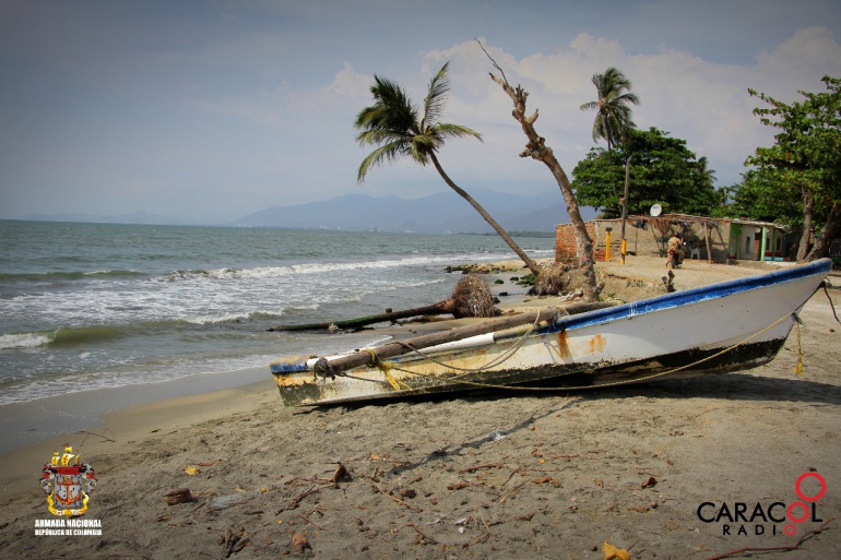 Erosión costera en Ciénaga, Magdalena