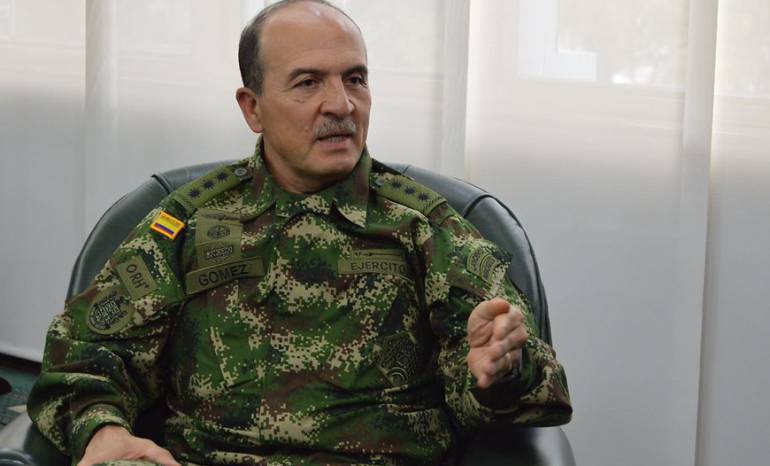 General Ricardo Gómez comandante Ejército Nacional