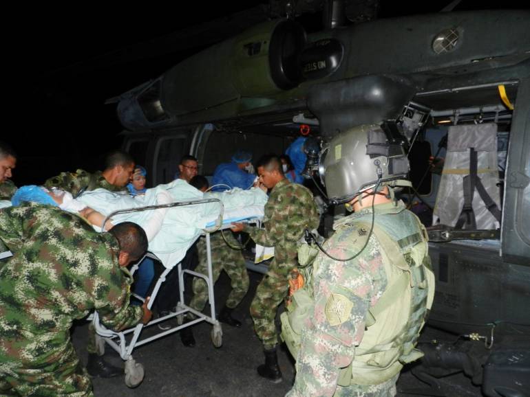 Ejército Nacional evacuó dos menores con quemaduras del sur de Bolívar: Ejército Nacional evacuó dos menores con quemaduras del sur de Bolívar
