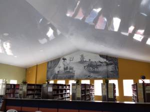 Cielo raso de la bilblioteca del colegio Inem de Armenia Cielo raso de la bilblioteca del colegio Inem de Armenia