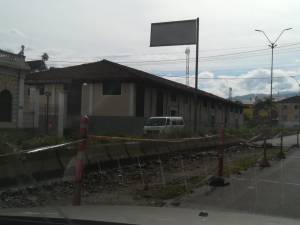 El sector de la antigua estación del ferrocarril es la clara muestra de la suspensión de obras de valorización El sector de la antigua estación del ferrocarril es la clara muestra de la suspensión de obras de valorización