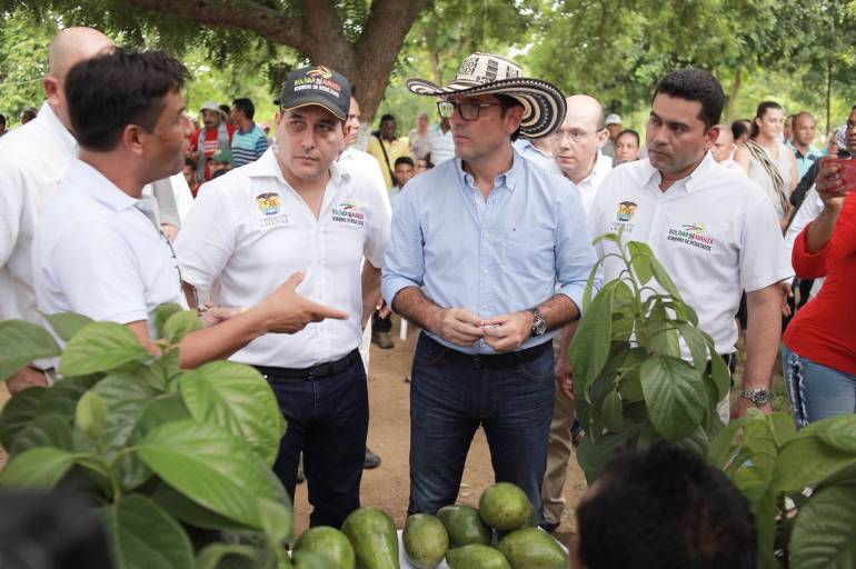 Gobernador de Bolívar y MinAgricultura impulsan proyectos productivos: Gobernador de Bolívar y MinAgricultura impulsan proyectos productivos
