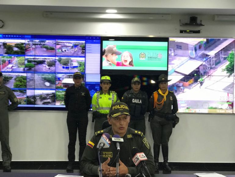 Seguridad para las elecciones en Barranquilla: Más de 1.300 policías garantizan seguridad en las elecciones