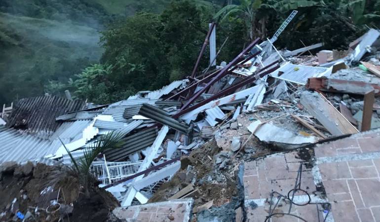 Emergencia, afectados, fuertes lluvias, alerta roja Riosucio, Salamina: Fuertes lluvias causan estragos en varios municipios de Caldas