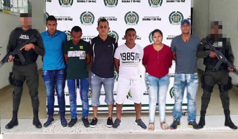 Clan del Golfo: Capturan seis presuntos extorsionistas del Clan del Golfo en Sucre