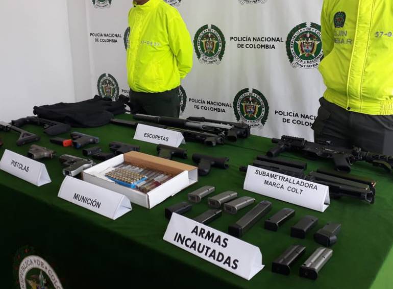 Policía prende alarmas en Barranquilla tras incautación de armamento