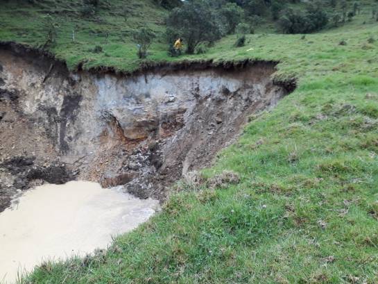 SANTANDER INVIERNO LA BELLEZA CRÁTER: Este "cráter" apareció en La Belleza tras varios días de lluvia SANTANDER INVIERNO LA BELLEZA CRÁTER: Este "cráter" apareció en La Belleza tras varios días de lluvia