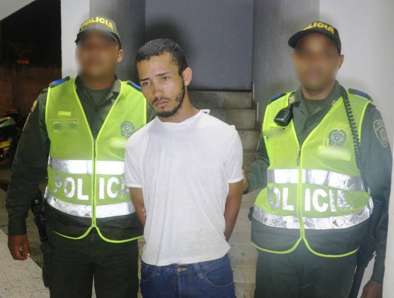 En persecución es capturado presunto delincuente en el sur de Cartagena: En persecución es capturado presunto delincuente en el sur de Cartagena