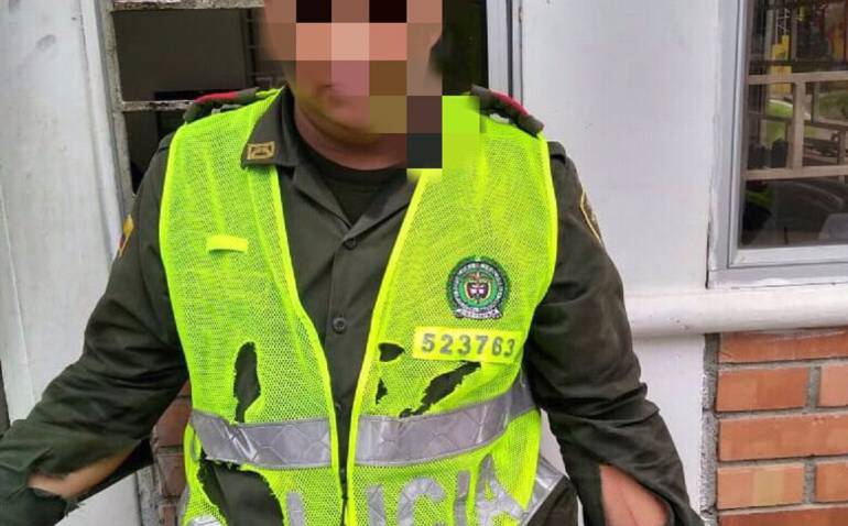 ataques con arma: Hieren a un patrullero de la Policía cuando aprehendía a un presunto ladrón