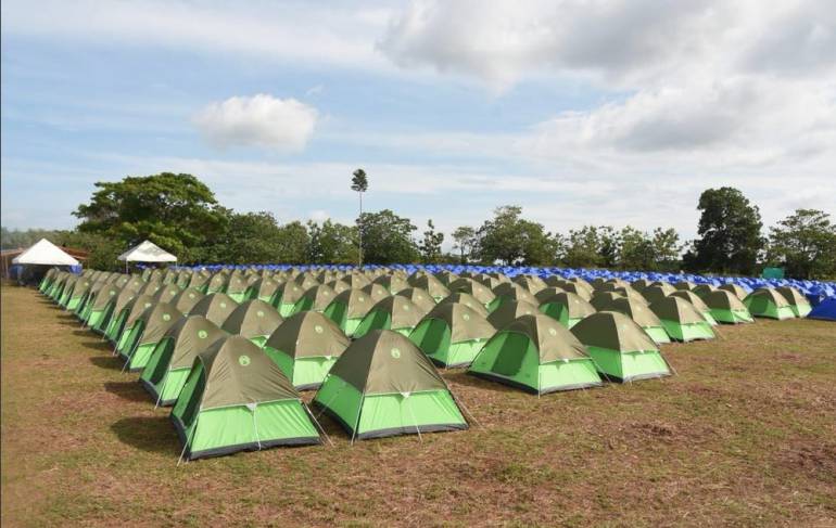 Nechí, Hidroituango, emergencia: Nechí instala más de 3 mil carpas para una eventual emergencia