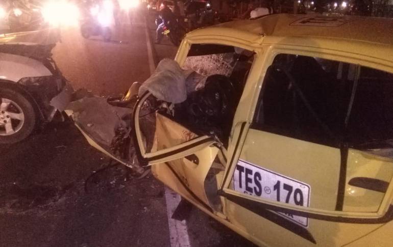 Aparatoso accidente de tránsito en Cartagena dejó 5 heridos graves