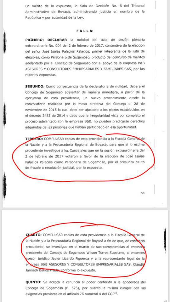 Consejo de Estado tumbó la elección del personero de Sogamoso, Boyacá: Consejo de Estado tumbó la elección del personero de Sogamoso Consejo de Estado tumbó la elección del personero de Sogamoso, Boyacá: Consejo de Estado tumbó la elección del personero de Sogamoso