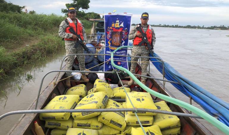 Incautan 2.5 toneladas de cemento sin documentación en Magangué, Bolívar