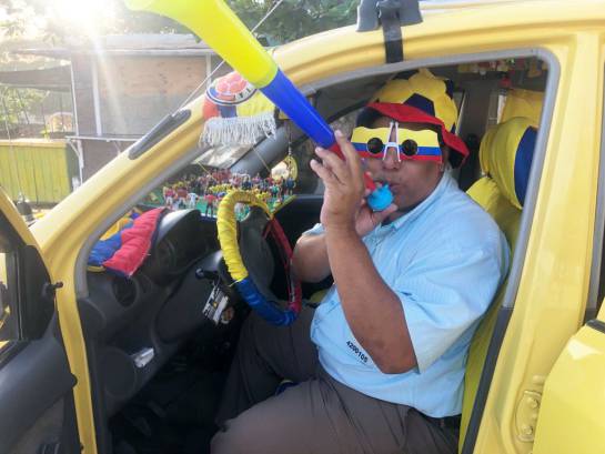 Selección Colombia: En Santa Marta está el taxista tricolor Selección Colombia: En Santa Marta está el taxista tricolor