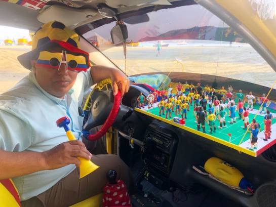 Selección Colombia: En Santa Marta está el taxista tricolor Selección Colombia: En Santa Marta está el taxista tricolor