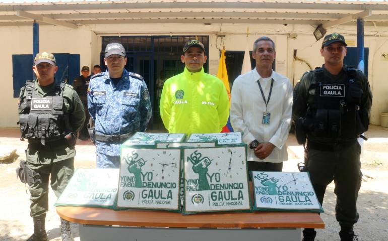 Internos de la cárcel de Cartagena participan de campaña anti extorsión: Internos de la cárcel de Cartagena participan de campaña anti extorsión