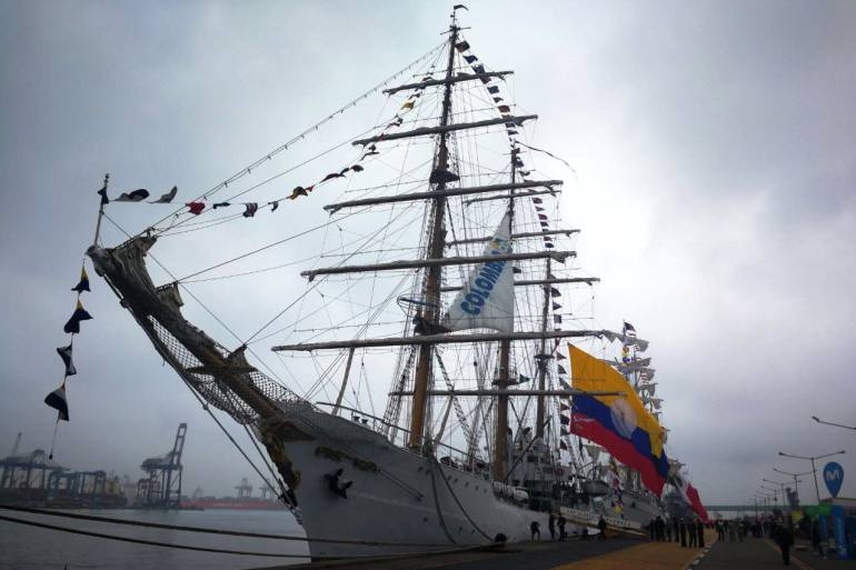 Inicia el primer crucero femenino a bordo del Buque ARC Gloria: Inicia el primer crucero femenino a bordo del Buque ARC Gloria