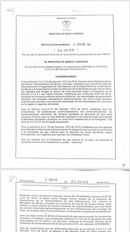 Minminas declara racionamiento de gas por emergencia en gasoducto de Boyacá: Minminas declara racionamiento de gas por emergencia en gasoducto de Boyacá Minminas declara racionamiento de gas por emergencia en gasoducto de Boyacá: Minminas declara racionamiento de gas por emergencia en gasoducto de Boyacá