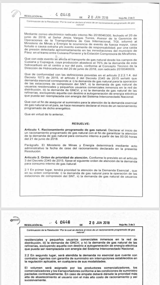 Minminas declara racionamiento de gas por emergencia en gasoducto de Boyacá: Minminas declara racionamiento de gas por emergencia en gasoducto de Boyacá Minminas declara racionamiento de gas por emergencia en gasoducto de Boyacá: Minminas declara racionamiento de gas por emergencia en gasoducto de Boyacá