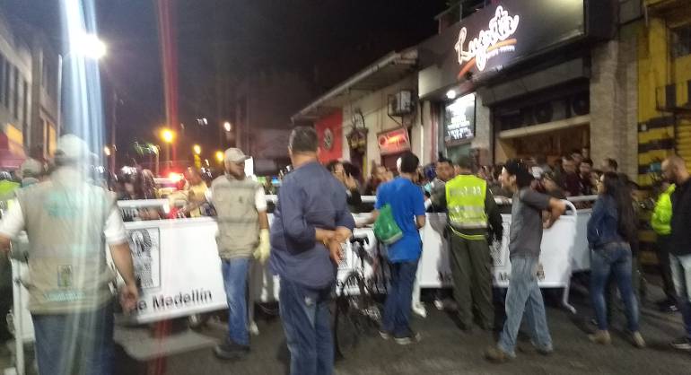paruqe, periodista, licor, alucinógenos, licor, intervención: Autoridades se tomaron el parque del periodista en Medellín