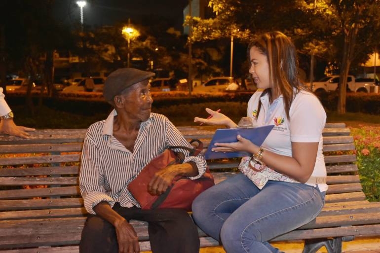 Inicia operativo para identificar habitantes de calle en Cartagena: Inicia operativo para identificar habitantes de calle en Cartagena