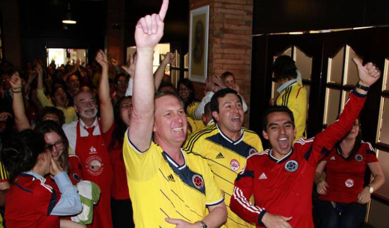 Hinchas de la Selección Colombia