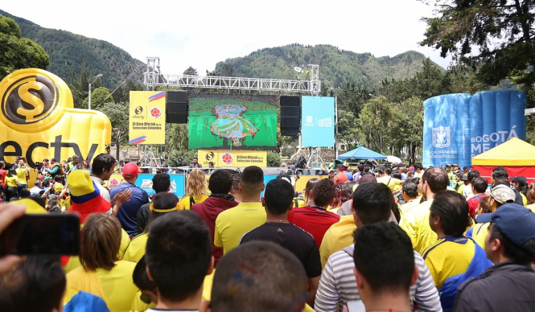Partido Colombia- Inglaterra: En cinco parques de Bogotá habrá pantallas para Colombia- Inglaterra