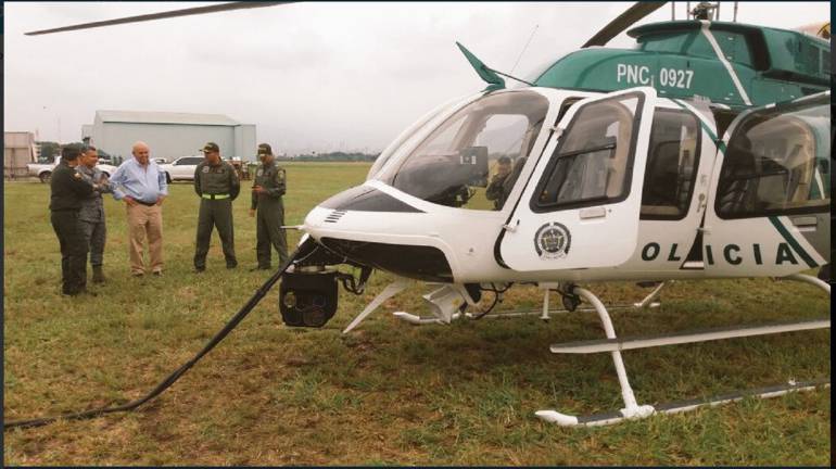 Helicóptero de la Policía de Cali cumple un año: El 'halcón' de la Policía de Cali cumplió un año vigilando la ciudad