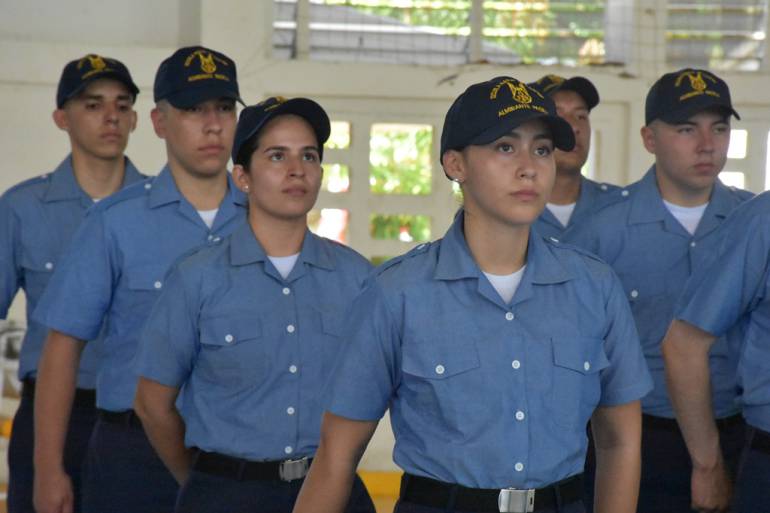 Ingresan 130 aspirantes a la Escuela Naval de Cadetes de Cartagena: Ingresan 130 aspirantes a la Escuela Naval de Cadetes de Cartagena